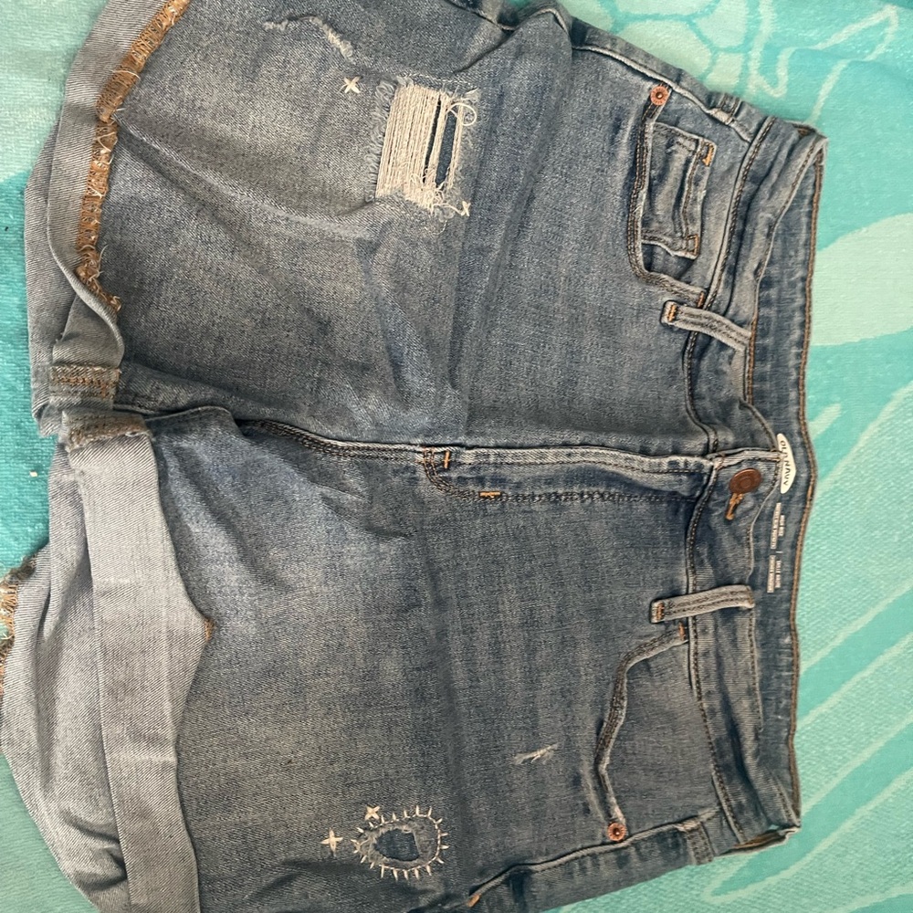 Women's Blue Denim Shorts